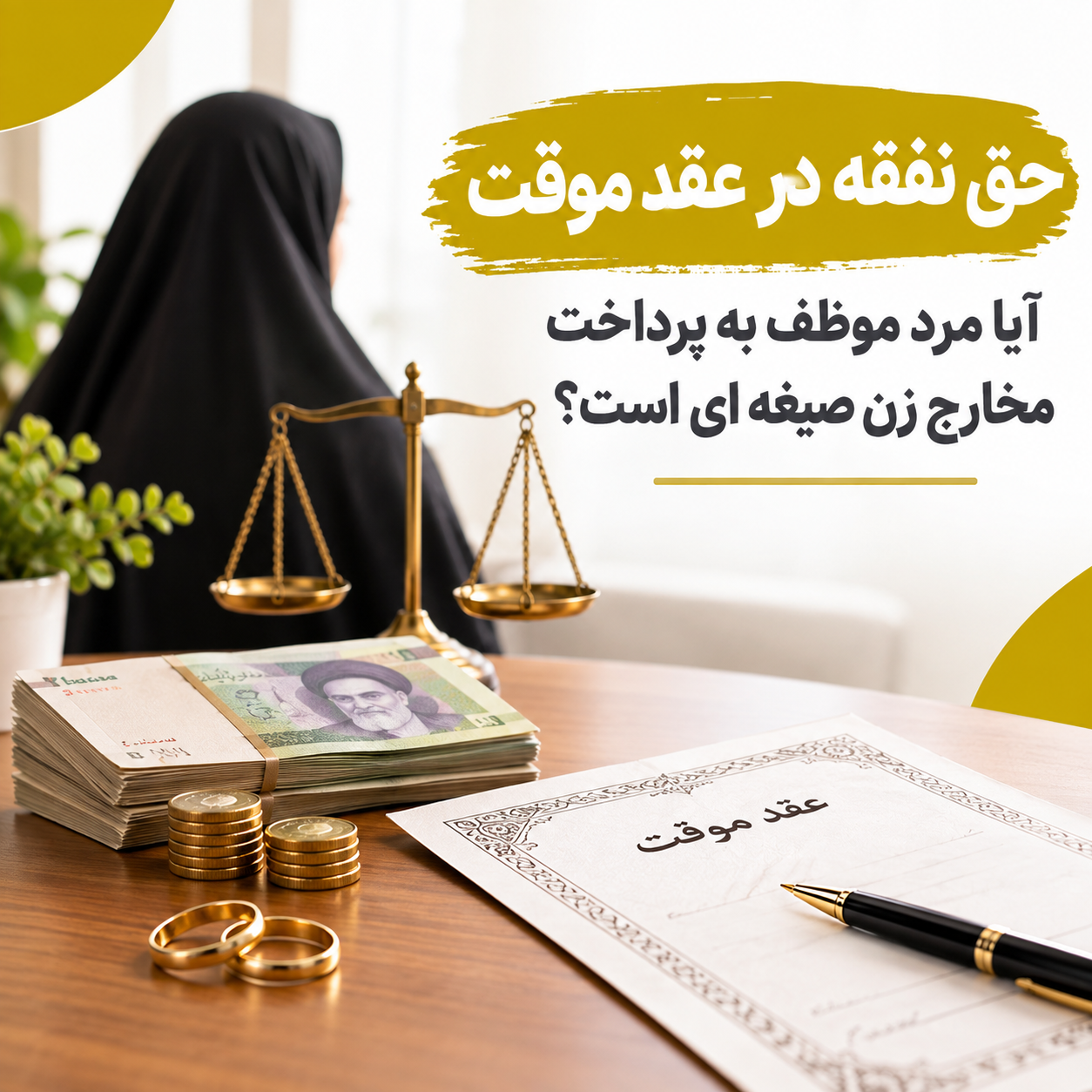 حق نفقه در عقد موقت